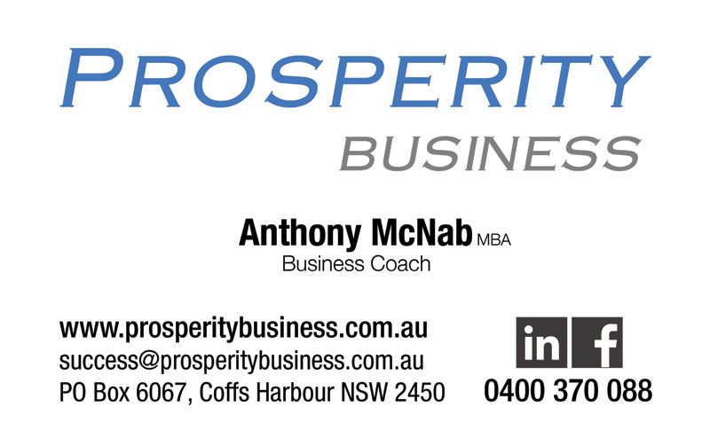 Prosperity Business Business Card